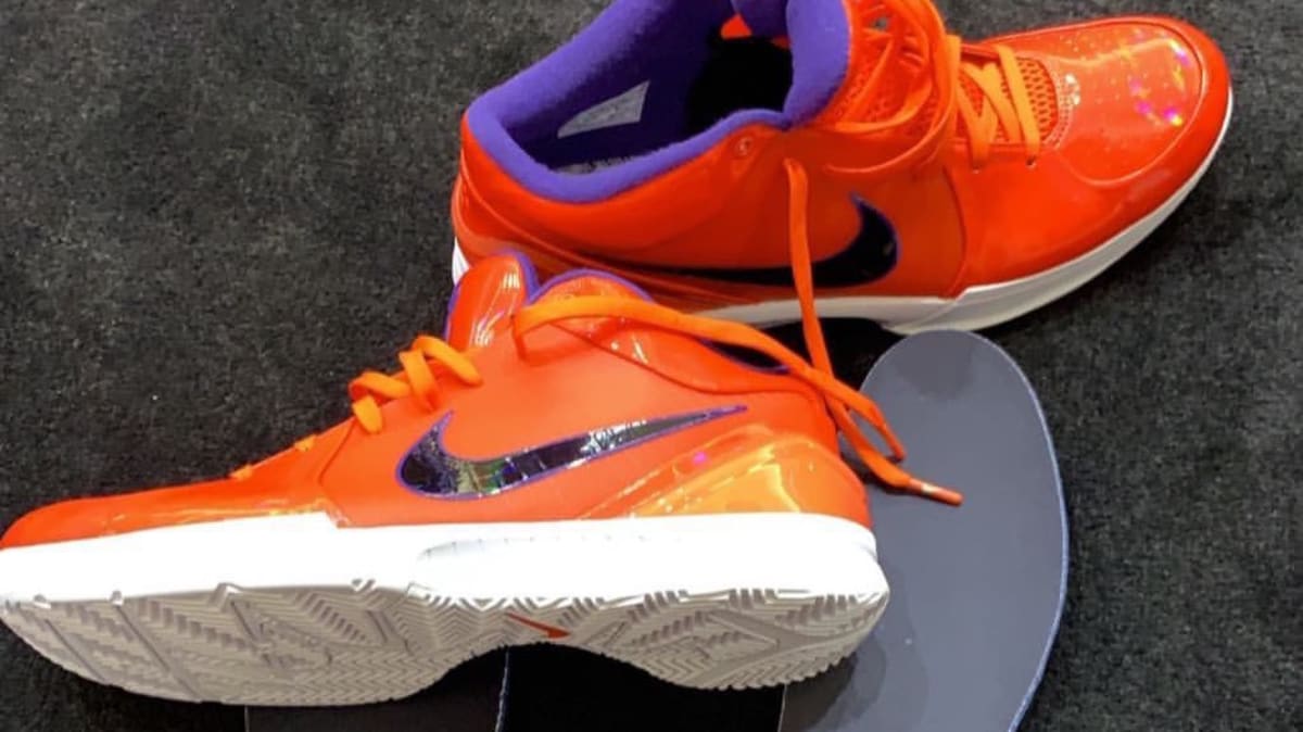 kobe 4 undefeated orange