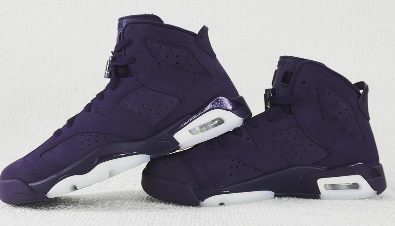 suede purple jordans