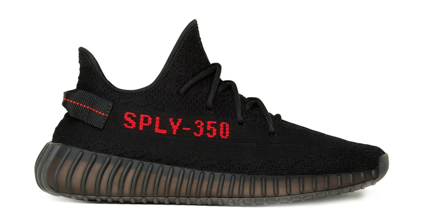 350 v2 black red