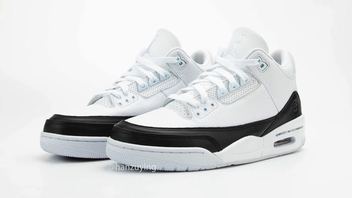 Fragment x Air Jordan 3 'White/Black' Release Date DA3595-100 | Sole ...