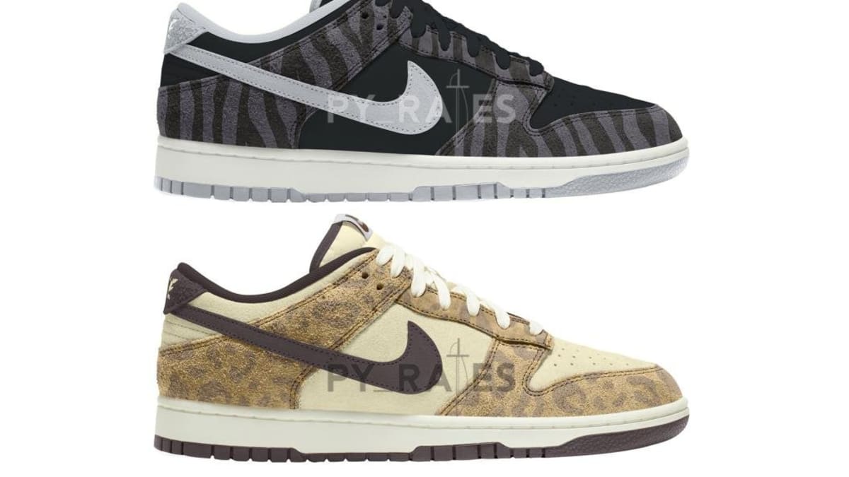 nike dunk animal pack