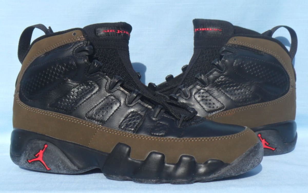 olive green 9 jordans