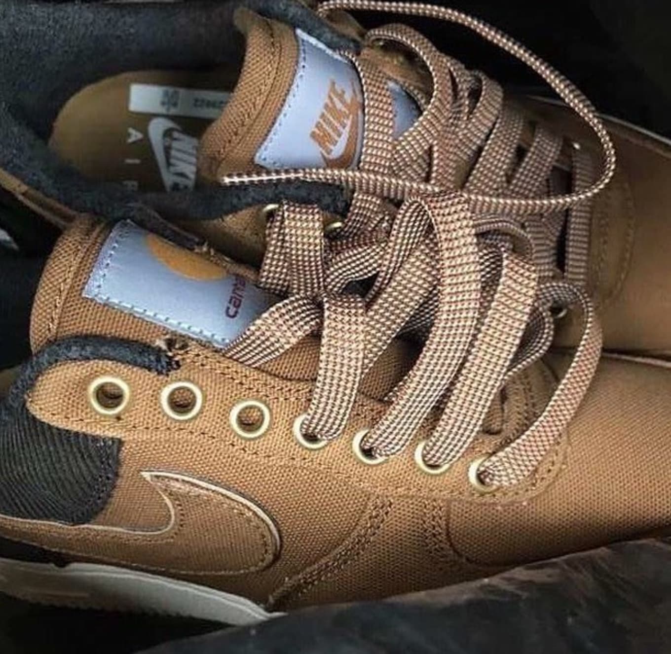 air force 1 low utility carhartt