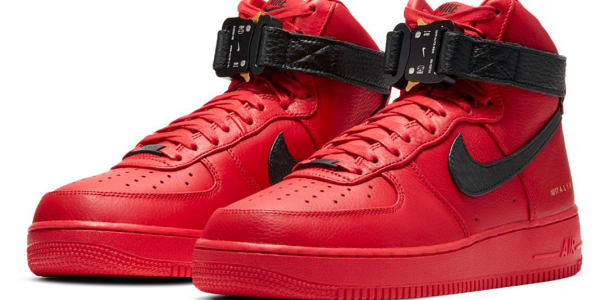 Alyx alyx af1 x Nike Air Force 1 High 'University Red/Black' Release Date