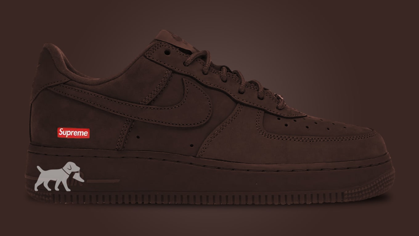 Supreme x Nike Air Force 1 Low 'Baroque Brown' Fall/Winter 2023