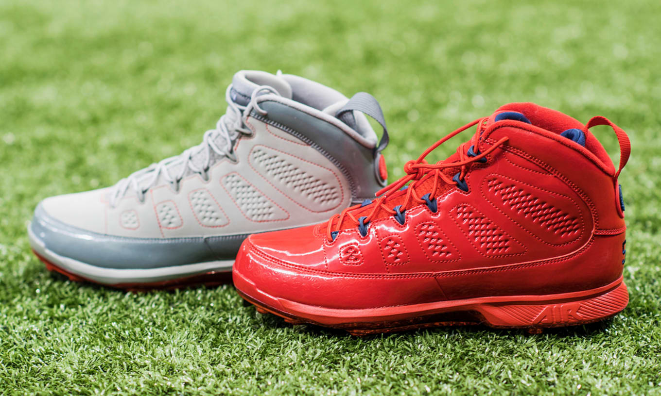 jordan retro 9 cleats