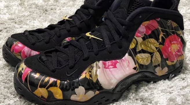 foamposite floral kids