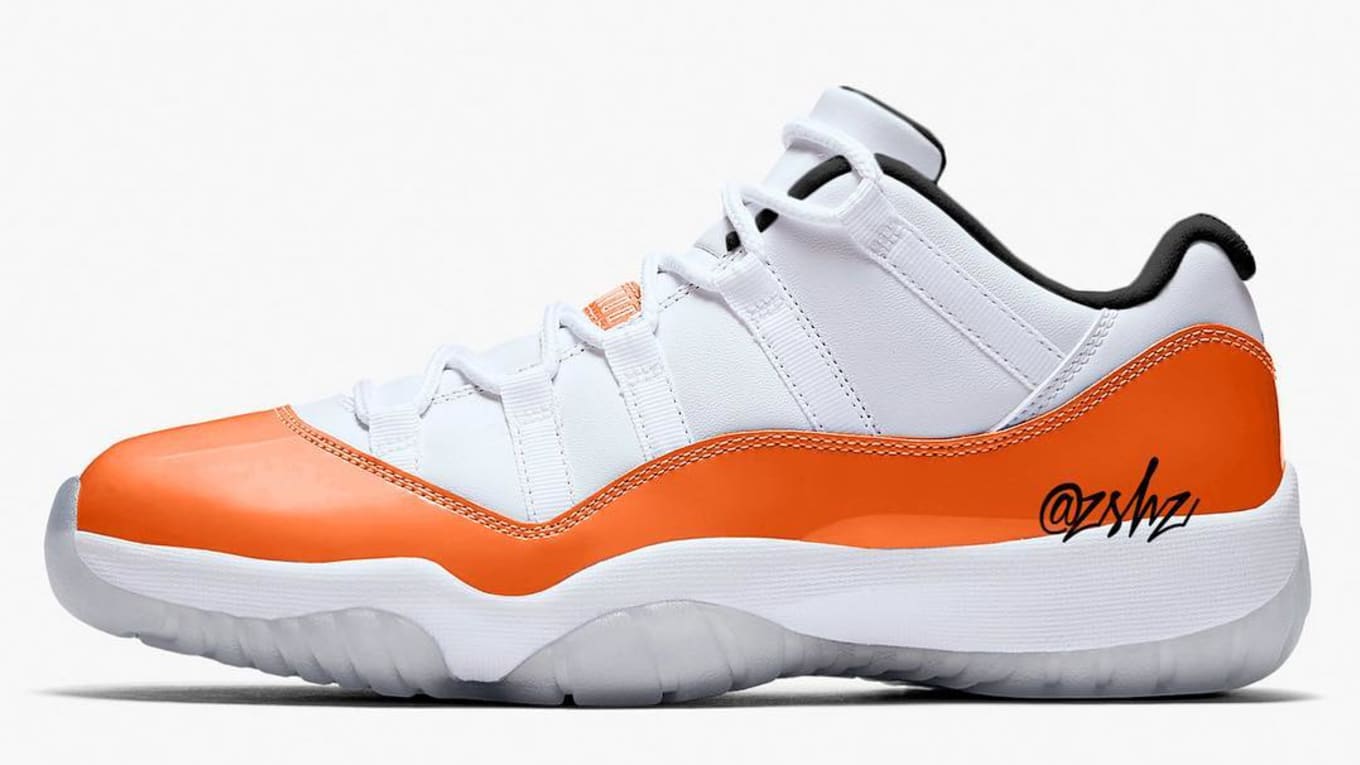 jordans with orange bottoms