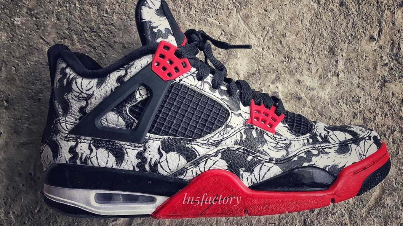 Air Jordan 4 Graphic Print Early Look Sole Collector
