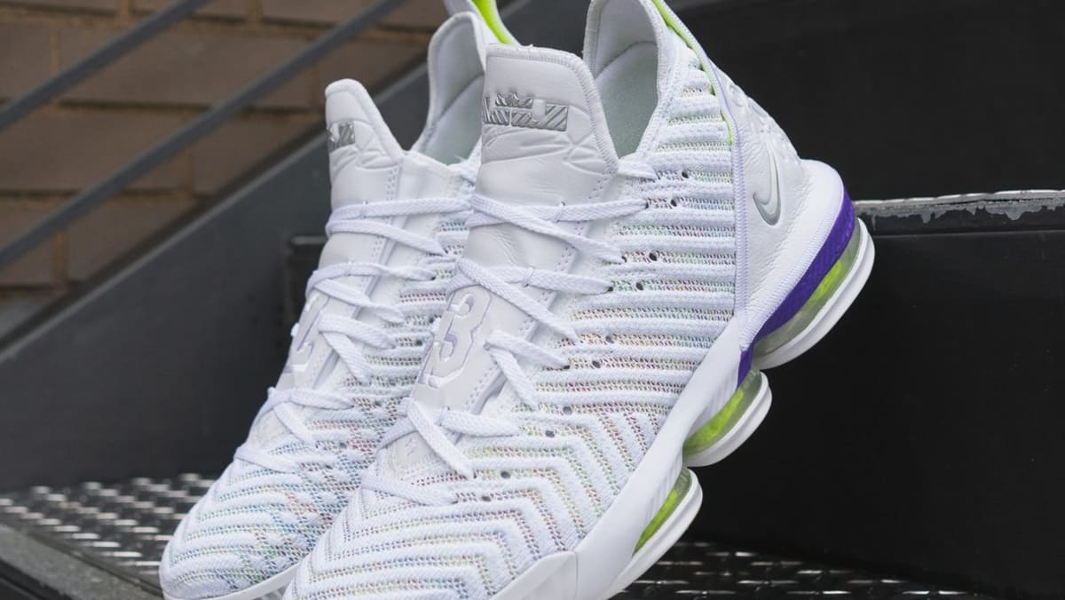 nike lebron 16 white multicolor