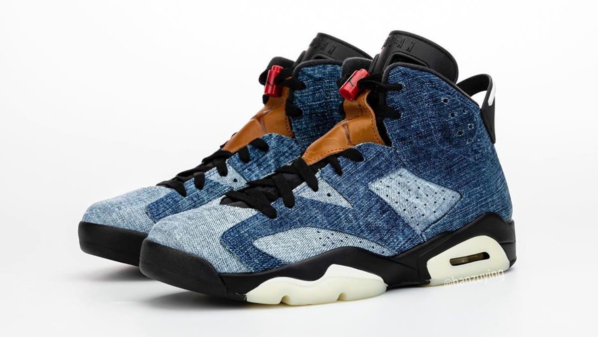 jordan 6 acid wash denim