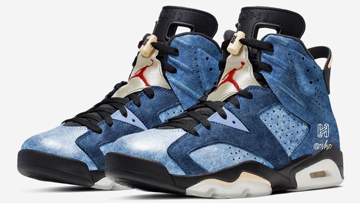 jordan 6 acid wash denim
