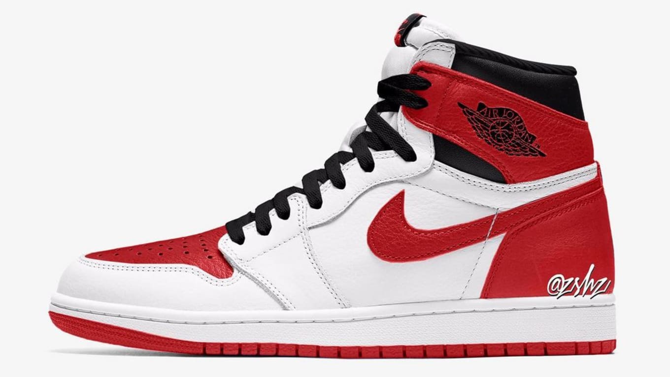Air Jordan 1 High Heritage White University Red Black Release Date Sole Collector