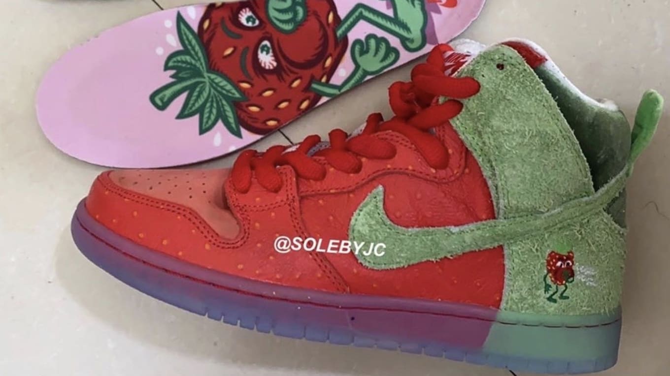 Nike Sb Dunk High Strawberry Cough Release Date Sole Collector