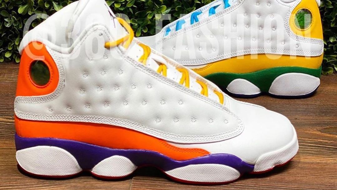 jordan 13 colorful