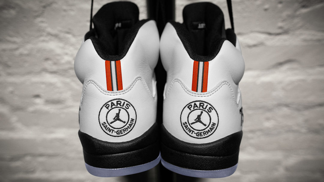 psg jordan 5 white