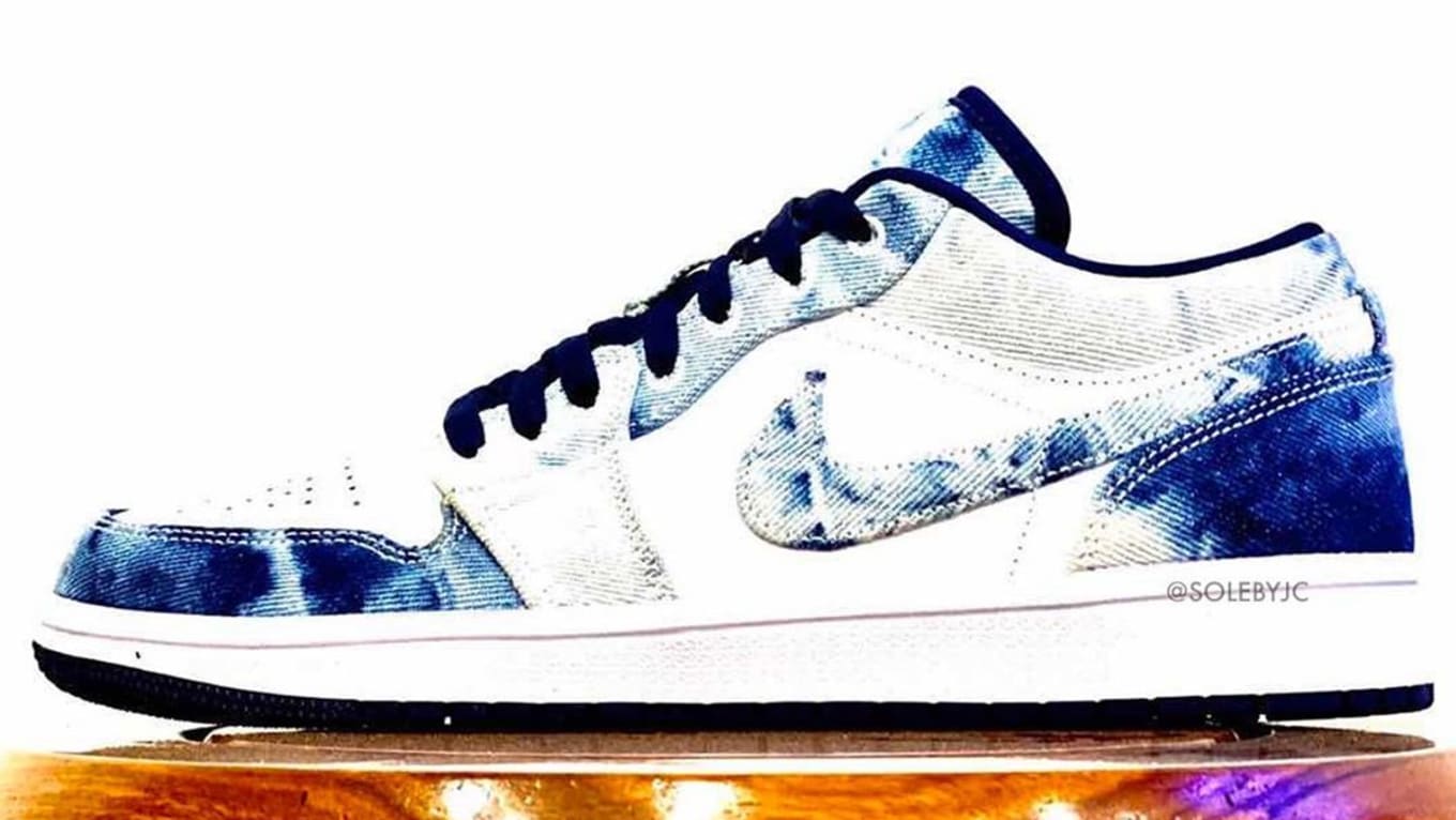 Air Jordan 1 Low Washed Denim Release 