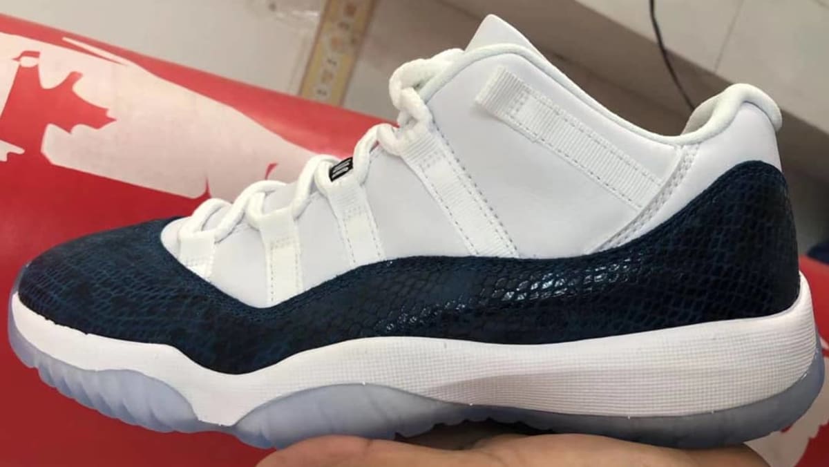 Air Jordan 11 Low 'Blue Snakeskin' Release Date CD6846-102 | Sole Collector
