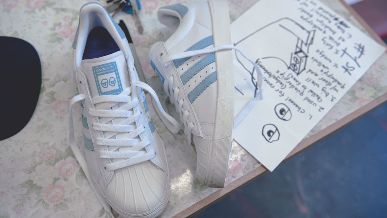 adidas x krooked superstar vulc shoes