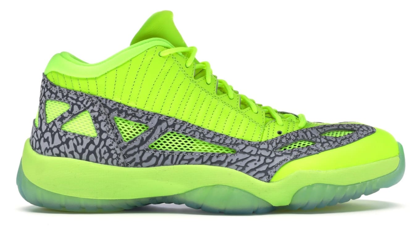 lime green jordan 11