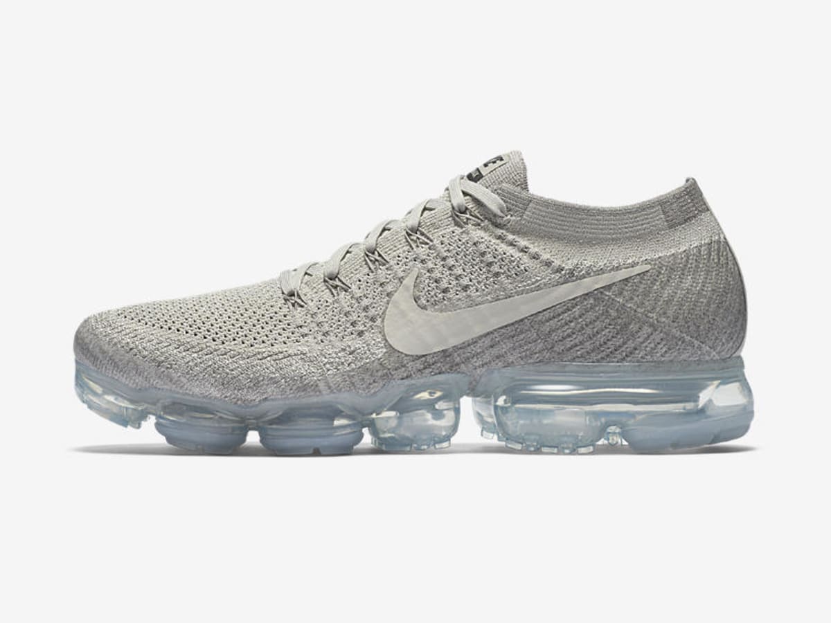 vapormax grey and white