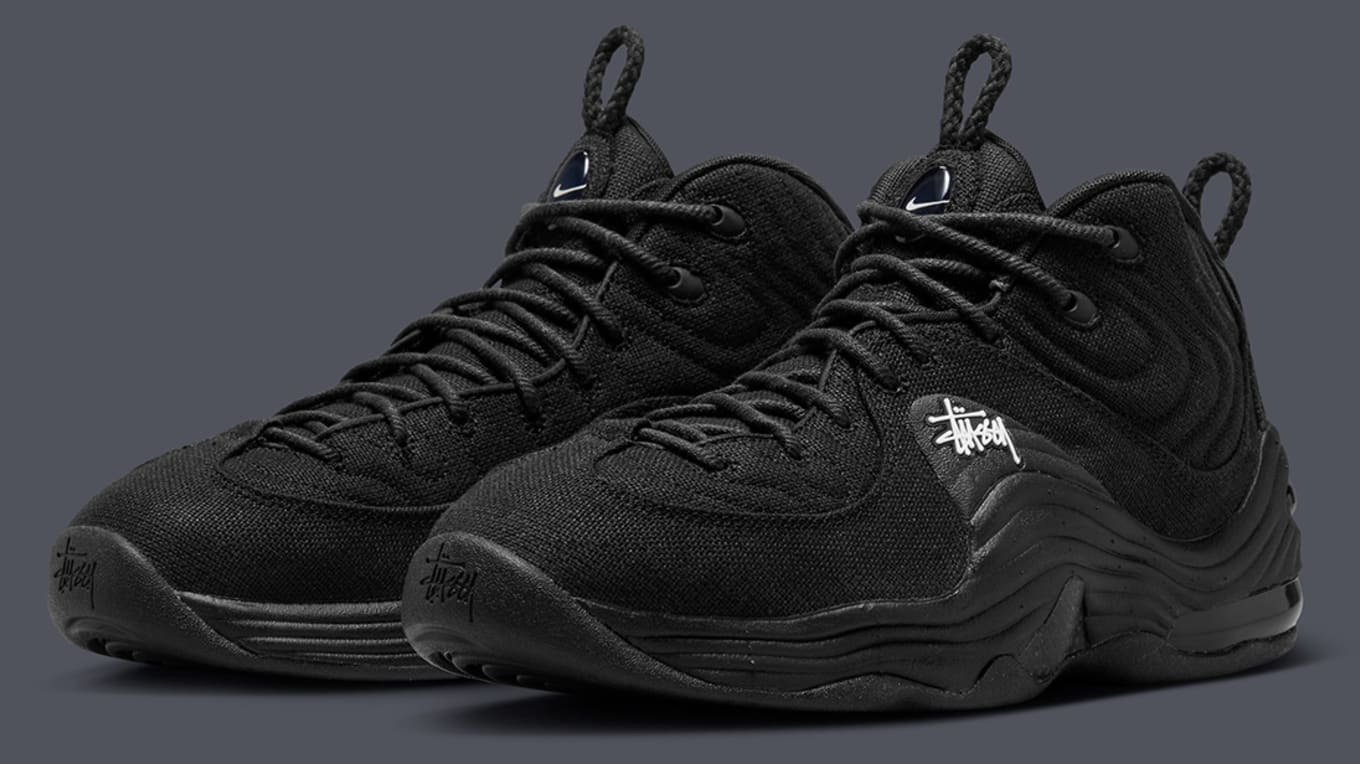 black nike with white sole