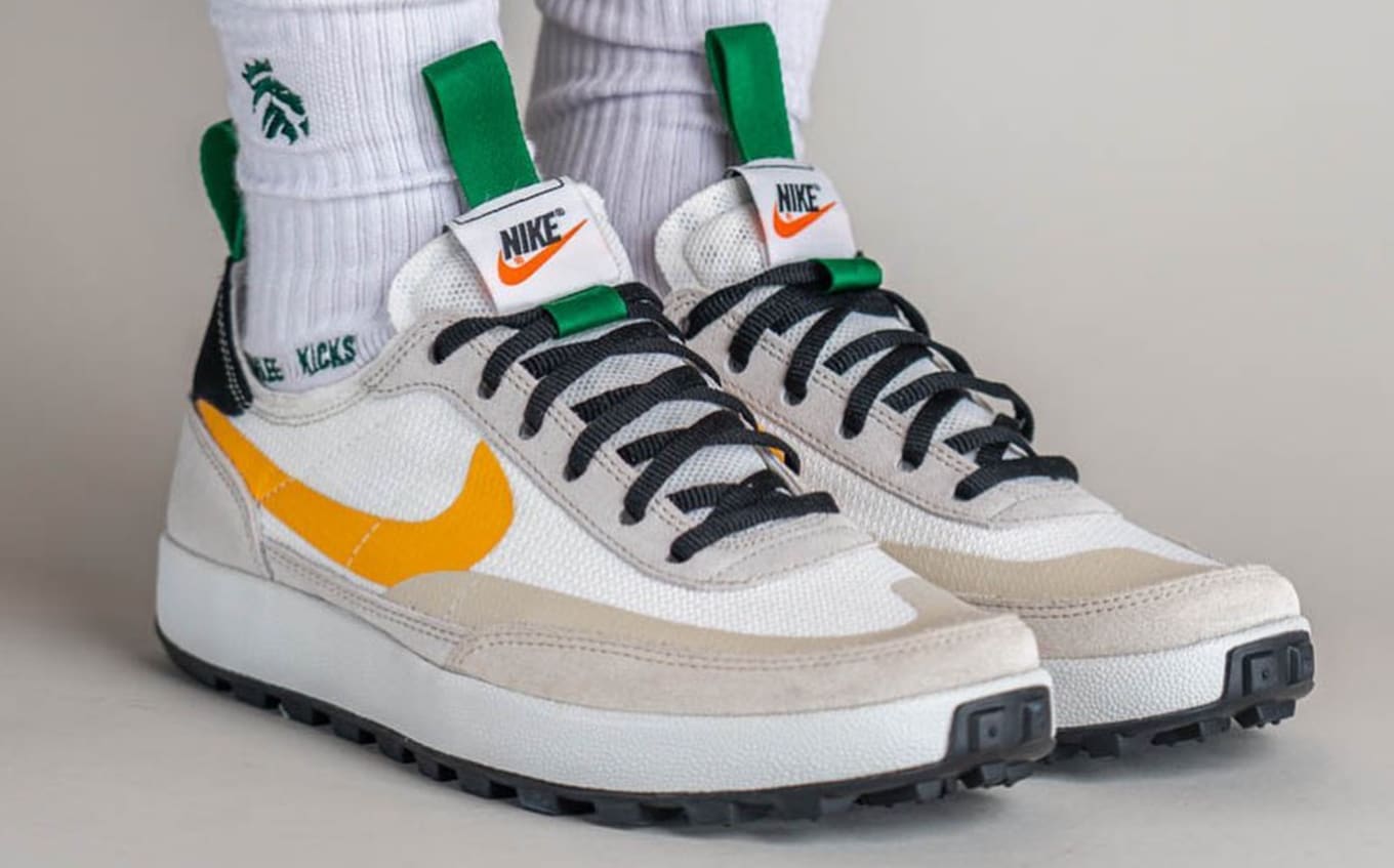 Tom Sachs x Nike General Purpose Shoe 'White/Yellow/Green' Release