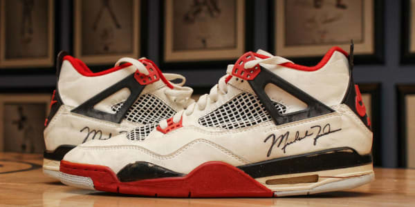 Michael Jordan Game-Worn Air Jordan 4 