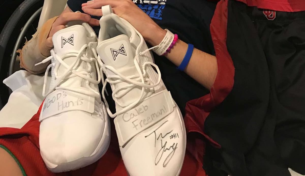 Trae Young Gives Young Fan Game-Worn Sneakers Following ...