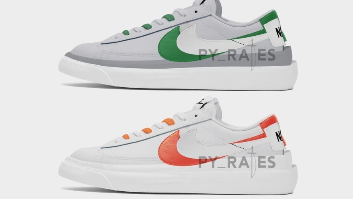 nike sacai blazer low release date