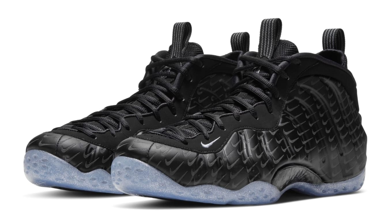 Nike Air Foamposite One Black Swoosh 