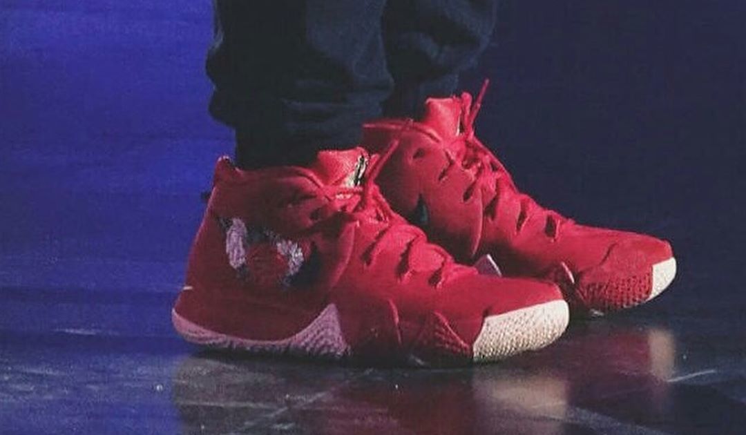 kyrie 4 rose red