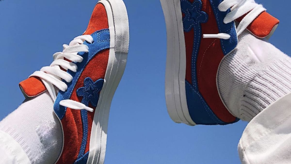 Tyler the Creator x Converse Golf le Fleur Blue/Red 'Spider-Man' Images ...