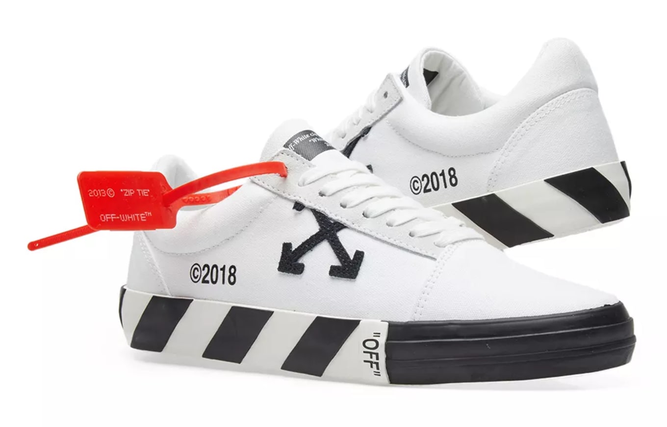 Ciro Copyright Striped Virgil Abloh's New Off-White Sneakers Look Like Vans | Sole Collector