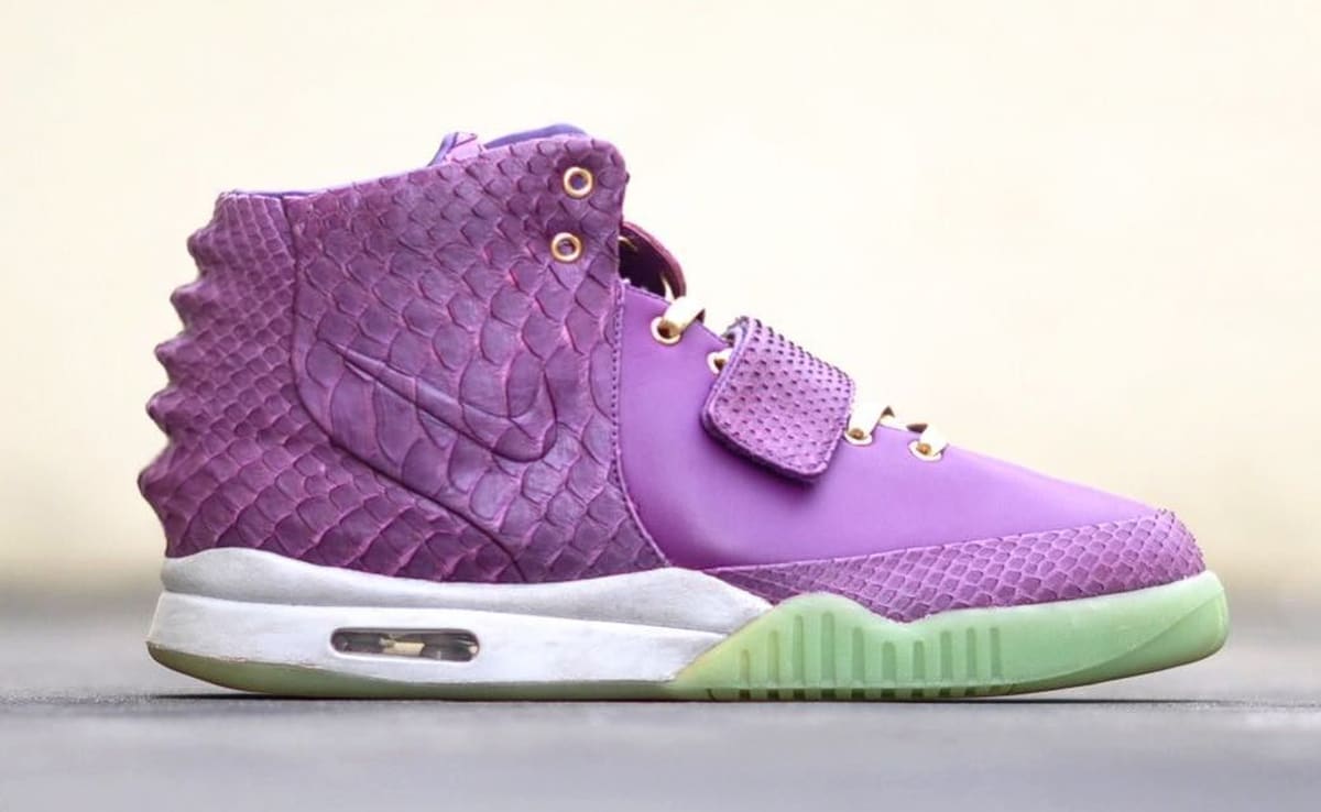 Nike Air Yeezy 2 Purple Lakers Custom by The Remade Side | Sole 