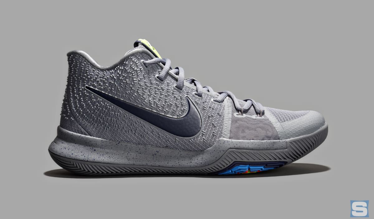 Nike Kyrie 3 Cool Grey Midnight Navy Pure Release Date 852395-001 ...