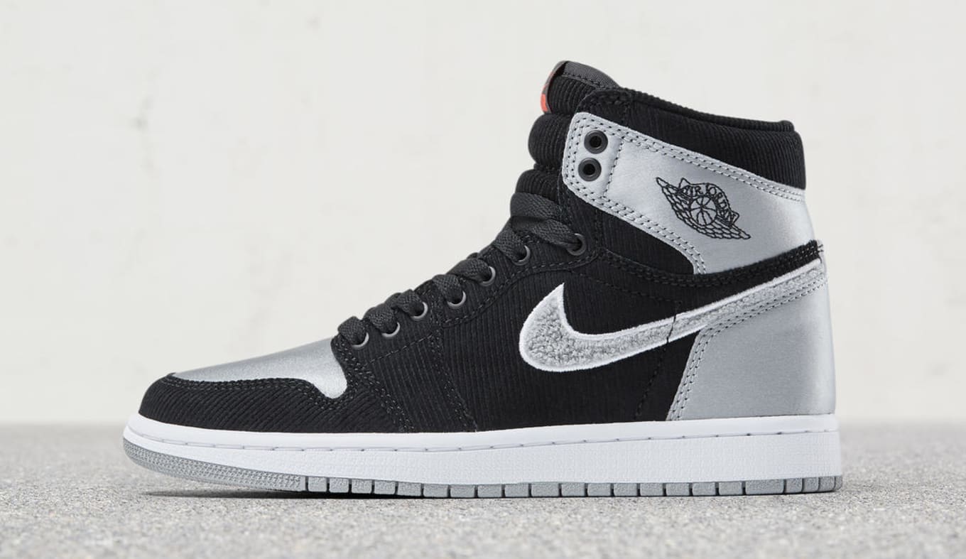 Jordan 1 black and silver 2025
