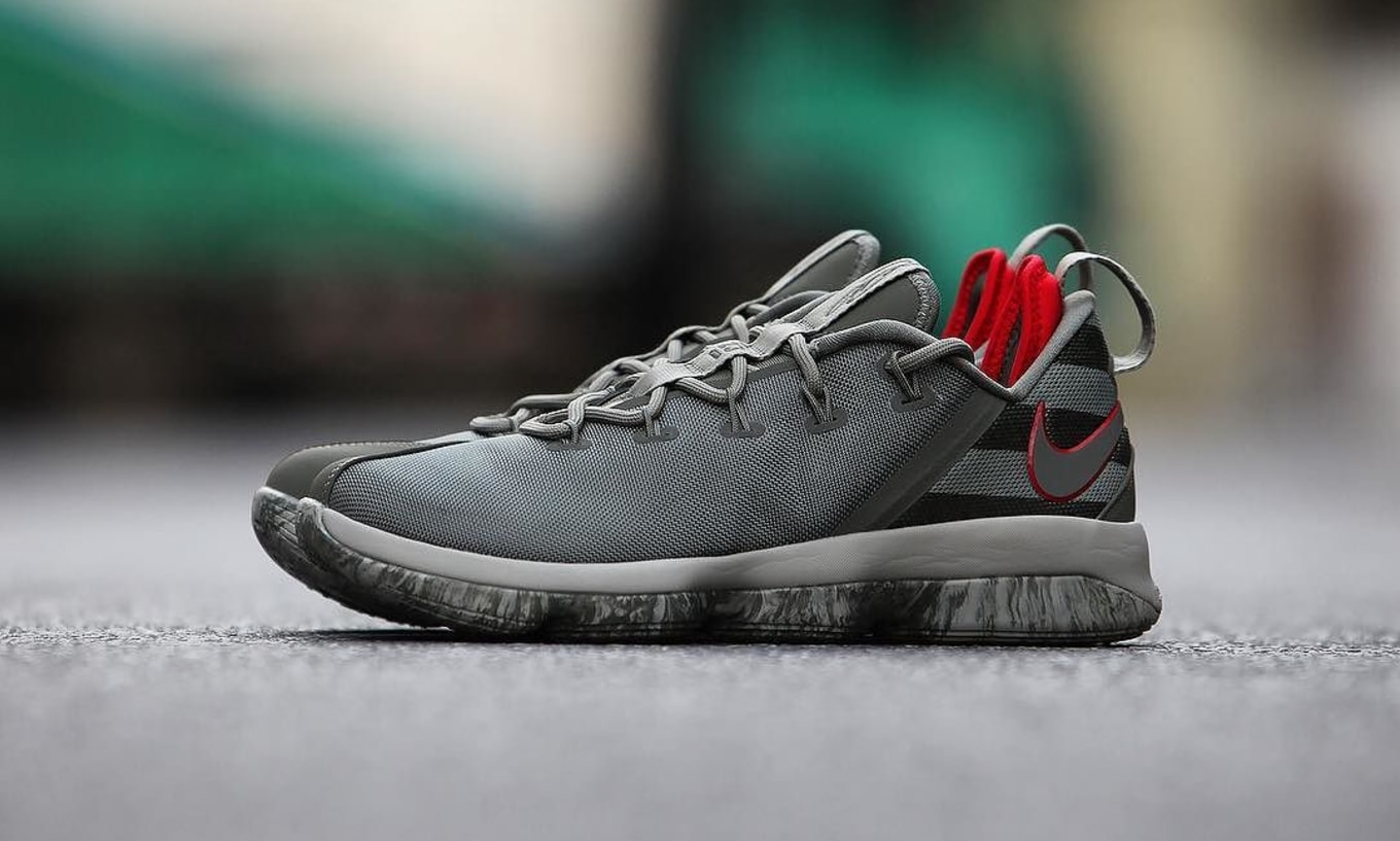 lebron xiv low grey