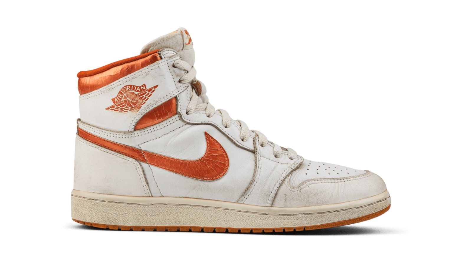 orange high top jordans