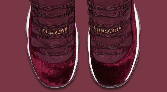 jordan 11 burgundy and gold