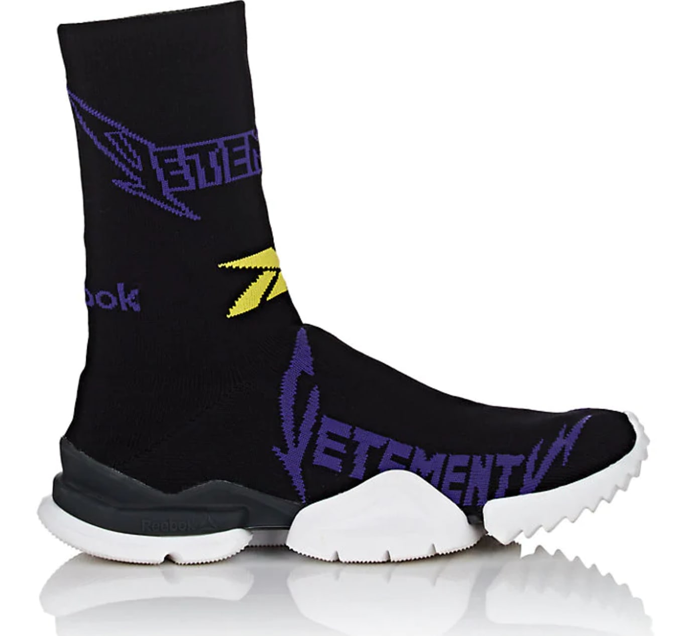 vetements reebok metal socks