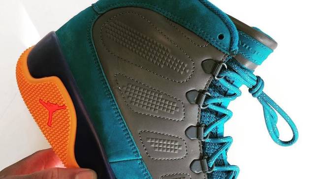 jordan 9s multicolor