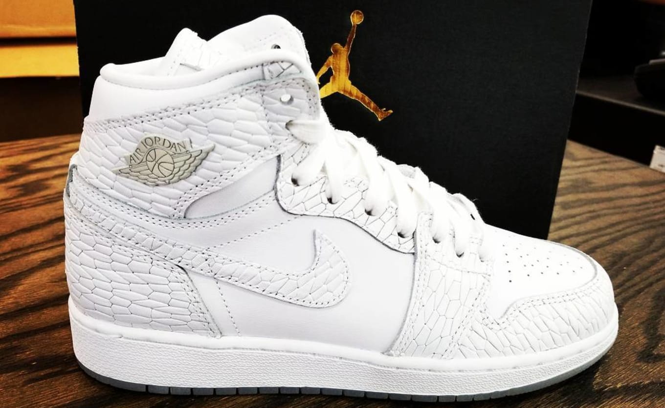 white leather jordans