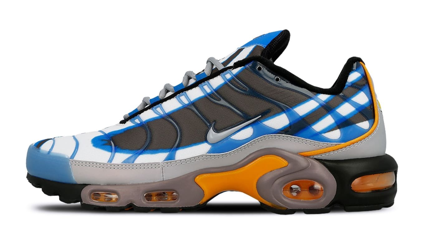 nike air max plus grey orange