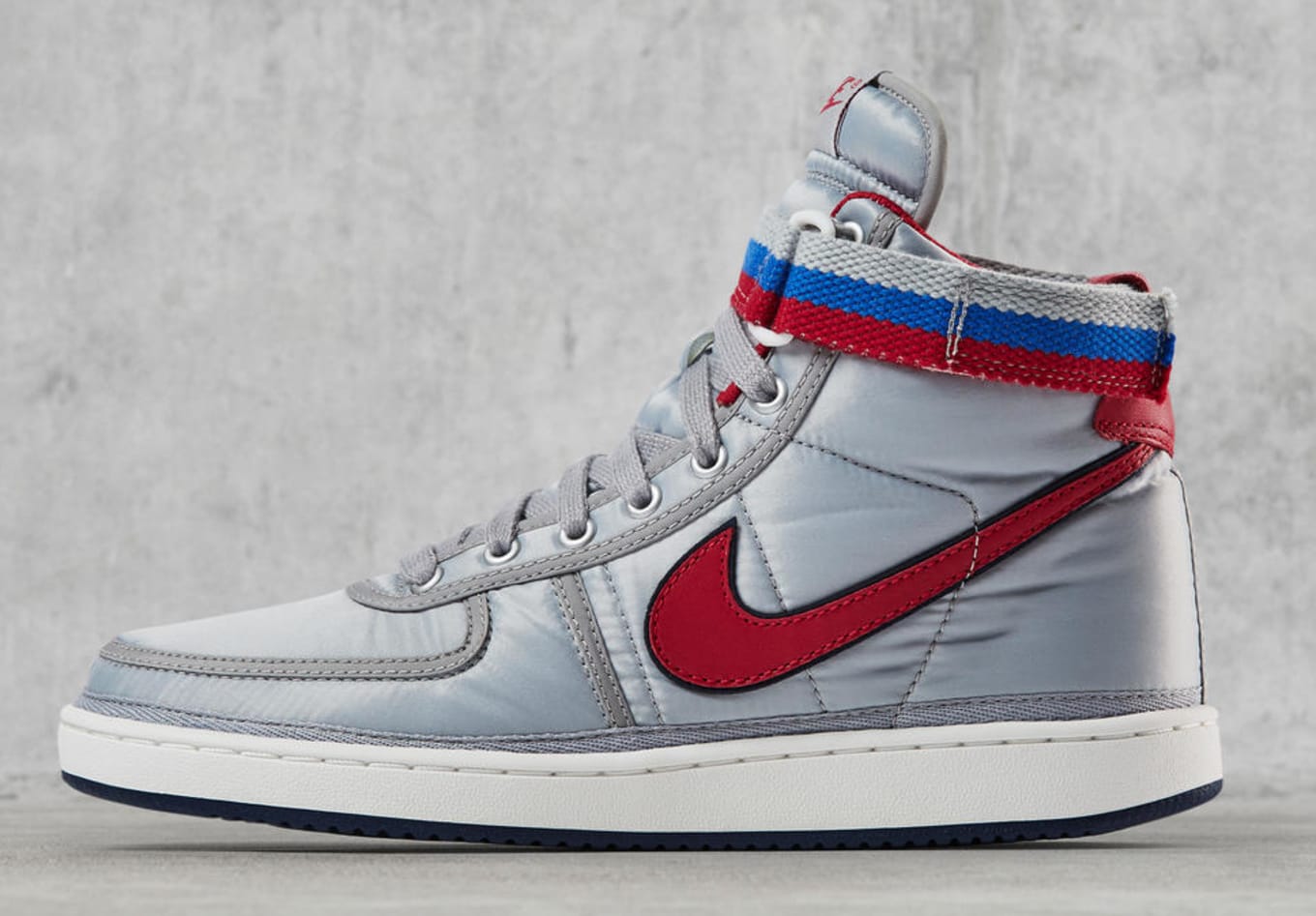 nike vandal high supreme silver