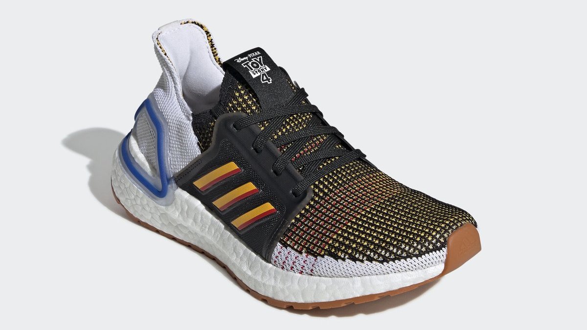 Adidas Ultra Boost 19 'Toy Story 4/Woody' Black/Active Gold-Scarlet | Sole Collector