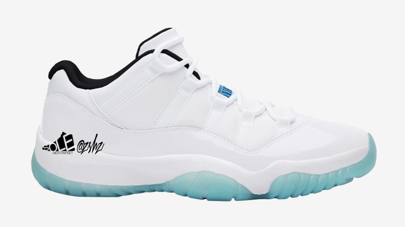 air jordan 11 retro white and blue