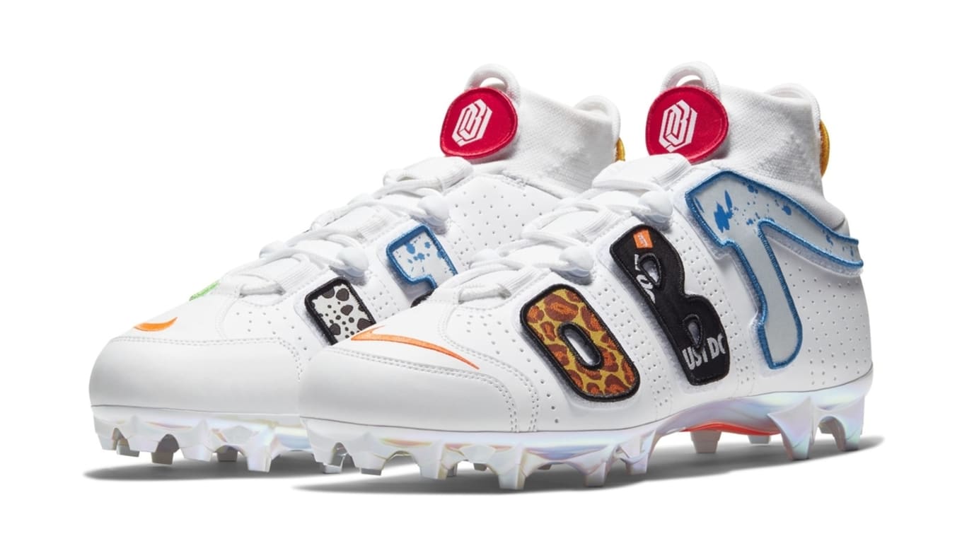 nike uptempo obj cleats