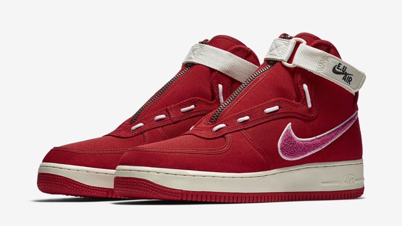 nike air force 1 red check mark