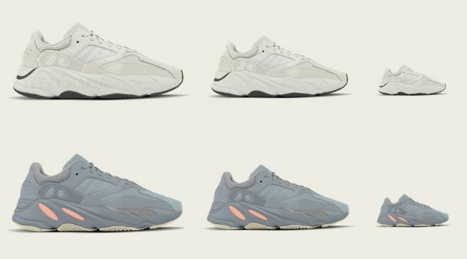 every yeezy 700